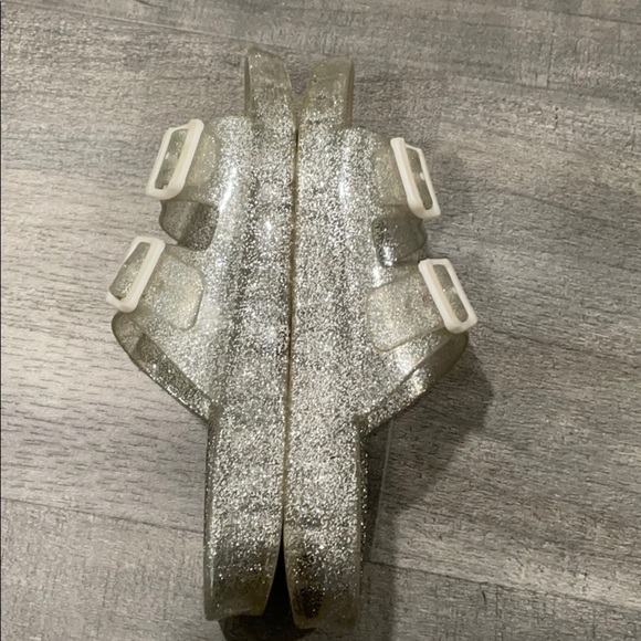 Cat & Jack glitter Jelly Birkenstock style sandals - Picture 4 of 5